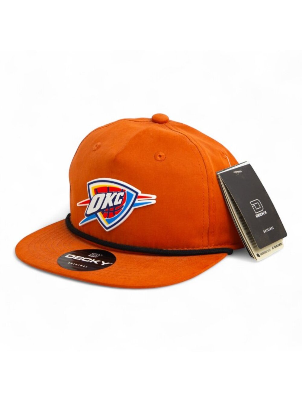 Oklahoma City Thunder 3D Classic Rope Hat- Burnt Orange/ Black